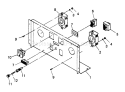 Part Location Diagram of 38805 Generac CABLE BATT BLK #8 X 38.50
